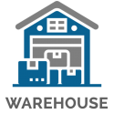 Premier Seed Group warehouse icon blue